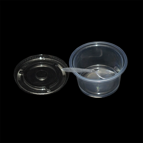 Один -время экологически чистая чаша PP Puding Cup Plastic 1000/кусок с бесплатной доставкой крышки