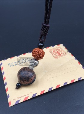 天然菩提子金刚配饰毛衣链新品