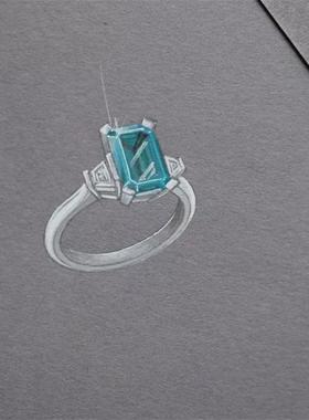 来图定制戒指项链耳环饰品情侣