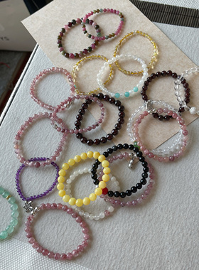 各类天然水晶手链手串