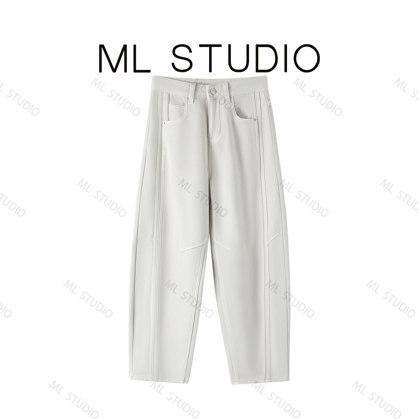 【米粒专享】牛仔弯刀裤女加绒长裤 6388,淘宝优惠券,粉丝福利购,淘宝优惠卷