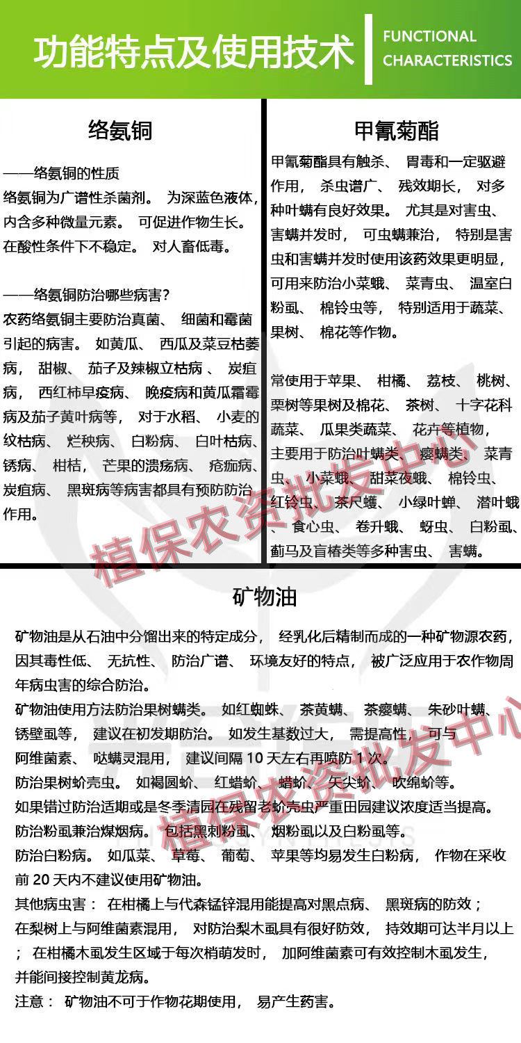 石硫合剂果树清园套装络氨铜甲氰菊酯矿物油蚧壳虫腐烂杀菌剂包邮