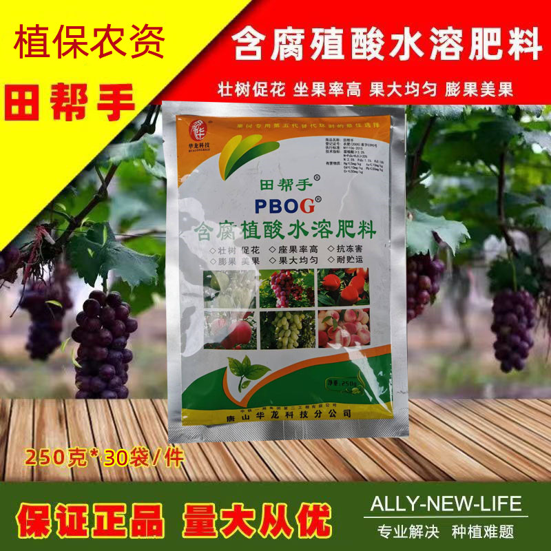 唐山华龙 田帮手PBOG pbog含腐殖酸水溶肥料新型果树促控剂果秋红 - 图0