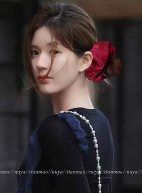 丸子头发绳高弹力头绳大肠发圈女