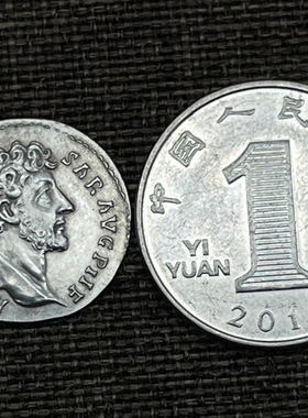 五贤帝奥勒留纯银锁骨链吊坠古币