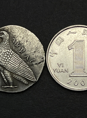 希腊饰品硬币项链小动物古币吊坠