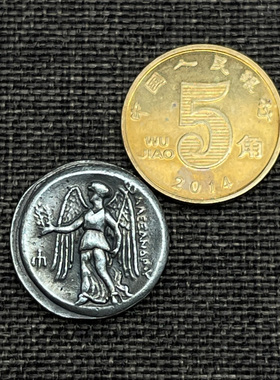 古希腊饰品复刻古币水瓶座雅典娜