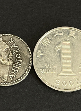 古罗马银币硬币项链镀银古币吊坠