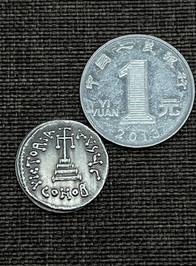 古罗马饰品纯银复刻银币硬币项链