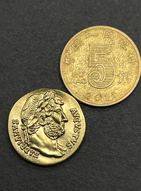 古罗马皇帝金币项链五贤帝哈德良