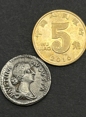 古罗马银币复刻小古币可镶嵌饰品