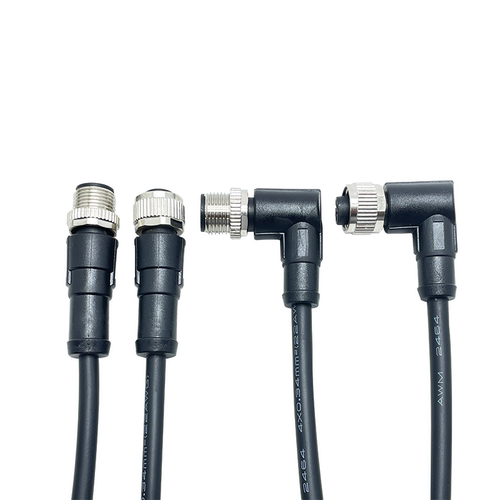 直供M12接近开关传感器4针5孔8P编码器ABD接头工业相机防水连接器 - 图3