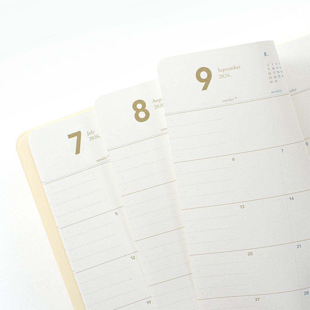 韩国Full高级皮面2026年周计划月循环日程本商务办公A5记事本子,淘宝优惠券,粉丝福利购,淘宝优惠卷