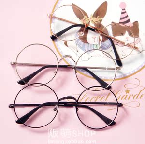 复古ins圆框眼镜框架