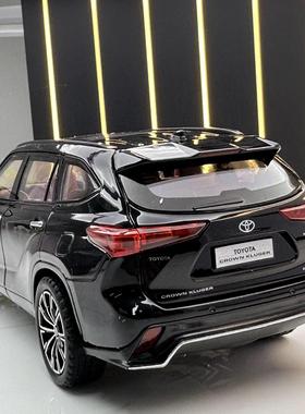 皇冠陆放仿真车模型桌面装饰摆件