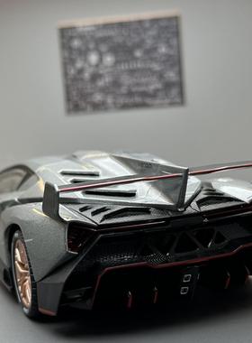 仿真兰博基尼车模型桌面装饰摆件