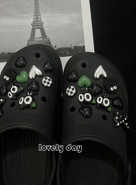 洞洞鞋花crocs装饰小众鞋扣