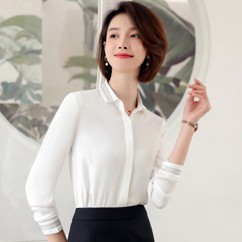 黑白设计感小众新款2020年秋季衬衫 魅秀伊影服饰衬衫