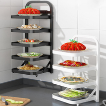 Kitchen Multi-function Cuisine Pan Multilayer Containing Shelf Supplies Household Large Full Hot Pot Preparation of Vegetable Dish Shelf