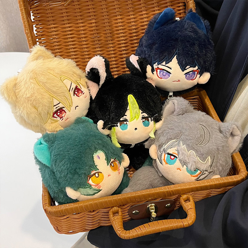 原神周边二次元大头挂件魈艾尔海森散兵毛绒团提纳里娃娃公仔玩偶