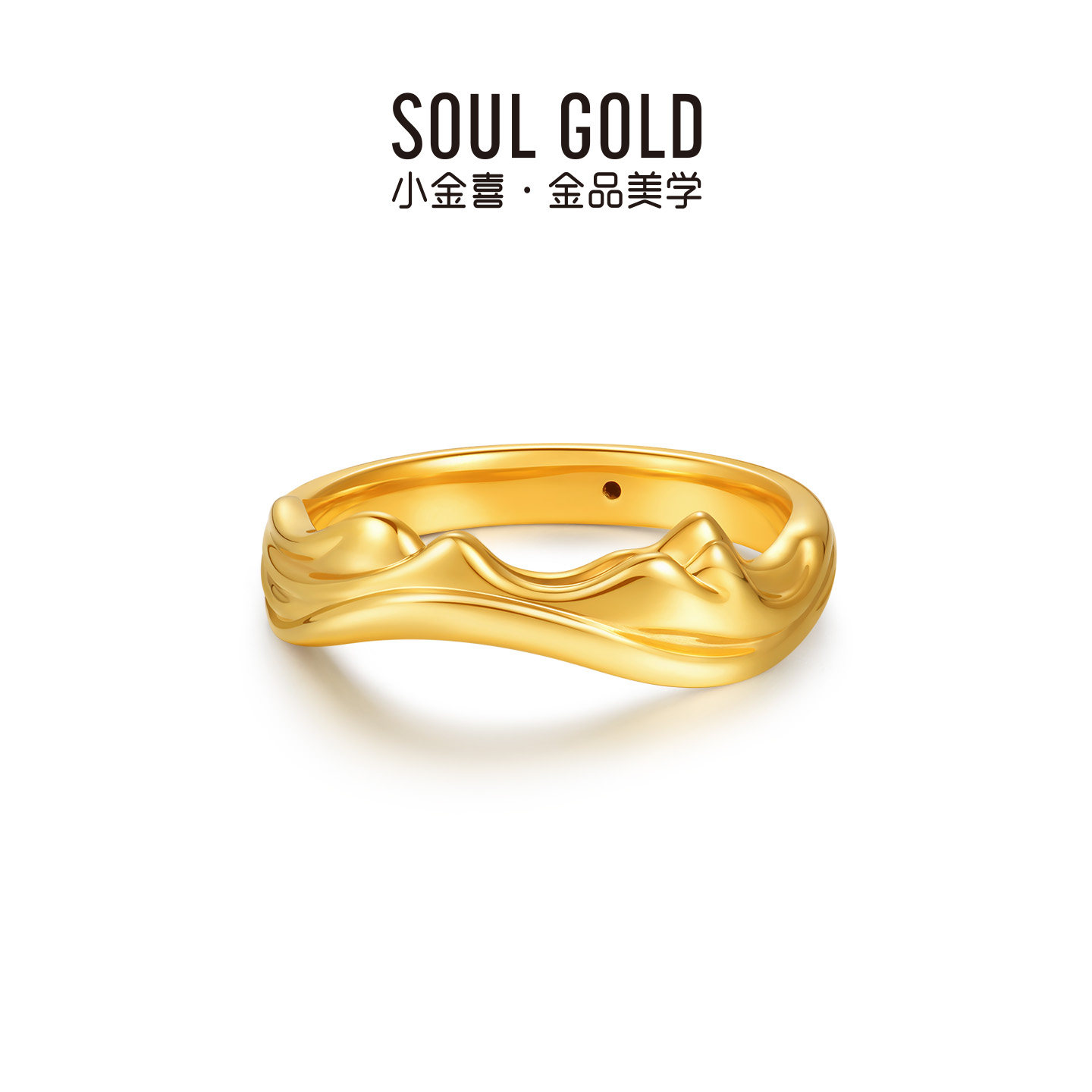 Xiao Jinxi Ambition Series Ring Gold Thousand Miles Retro National Style Women’s Ring AFM0442