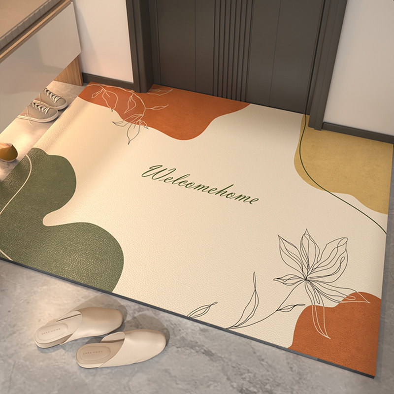 2025新高级感入户门皮革地垫免洗耐脏门口pvc可裁剪防滑家用脚垫,淘宝优惠券,粉丝福利购,淘宝优惠卷