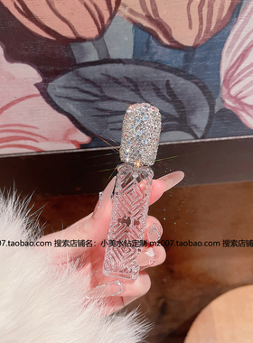 香水瓶分装瓶镶钻女士玻璃高级感