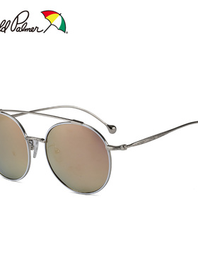 花雨伞圆脸眼睛女士复古风偏光镜