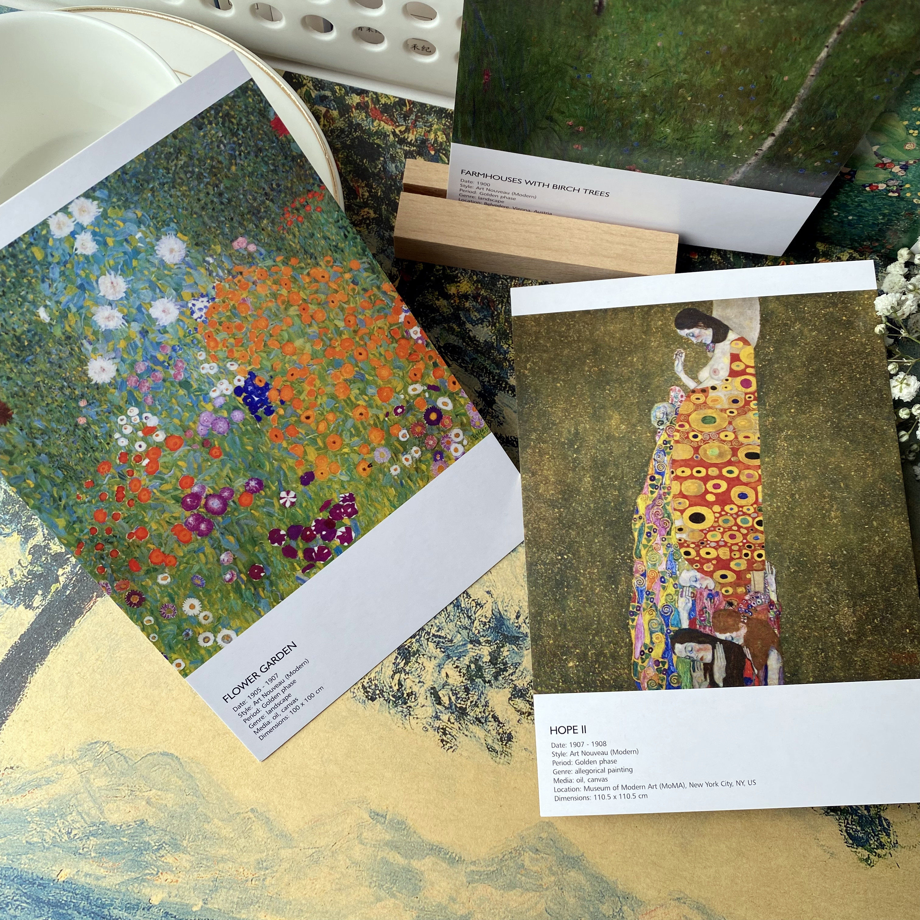 金色画家克里姆特卡片明信片旷世之吻寓意深远30张作品含英文简介,淘宝优惠券,粉丝福利购,淘宝优惠卷