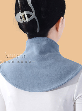 摇粒绒保暖护颈椎假领子