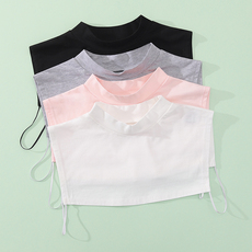 Украшение на воротник 薄款低领围脖护颈女套头防毛衣扎脖子假领子男棉护肩领子女士单独