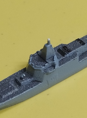 全合金属定制迷你海军055/052D驱逐舰福建舰航母舰船模型1/2000
