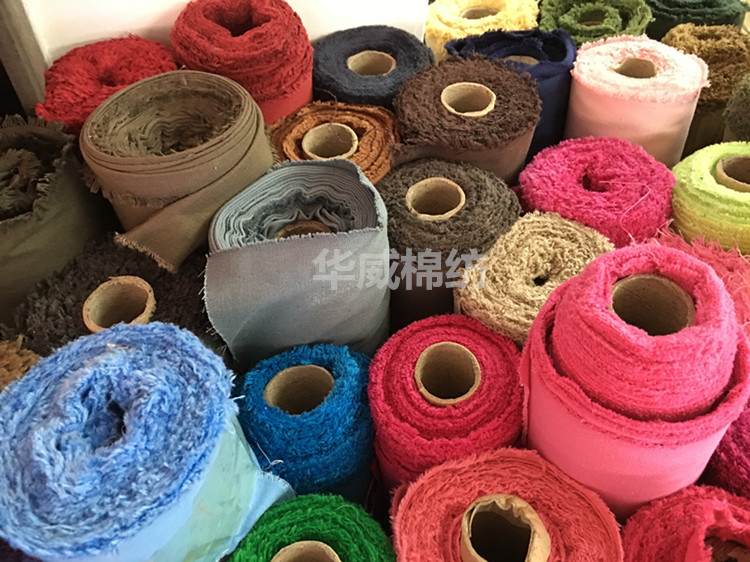 纯色中厚帆布纯棉纯色DIY手工棉麻布料面料座套桌布窗帘沙发布-图1