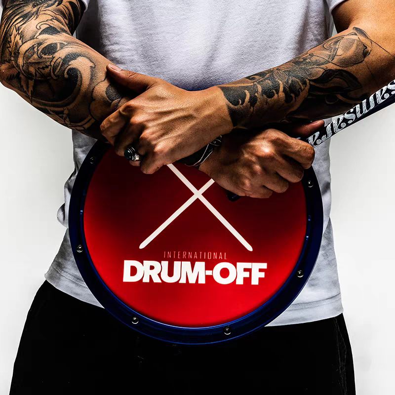 DRUM-OFF哑鼓架子鼓12寸drumoff哑鼓初学入门静音垫打击板节拍器 - 图1