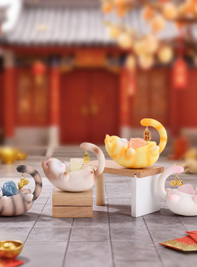 盲盒卡通可爱桌面摆件装饰品