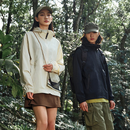 伯希和户外休闲衣新款轻量宽松外