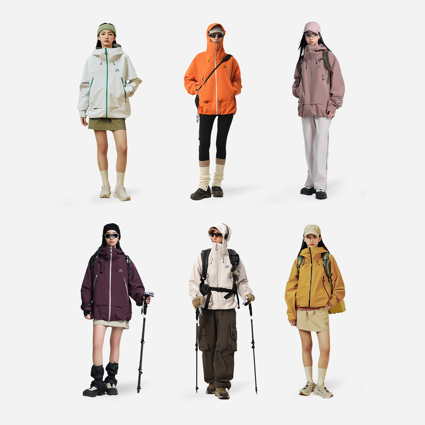 【成毅同款】伯希和山壳户外硬壳冲锋衣男女新款防暴雨登山服外套