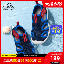 Burhy And Children New Outdoor Traceability Shoes Summer Baby Beach Amphibious Non-slip Hiking Casual Dongle Sandals