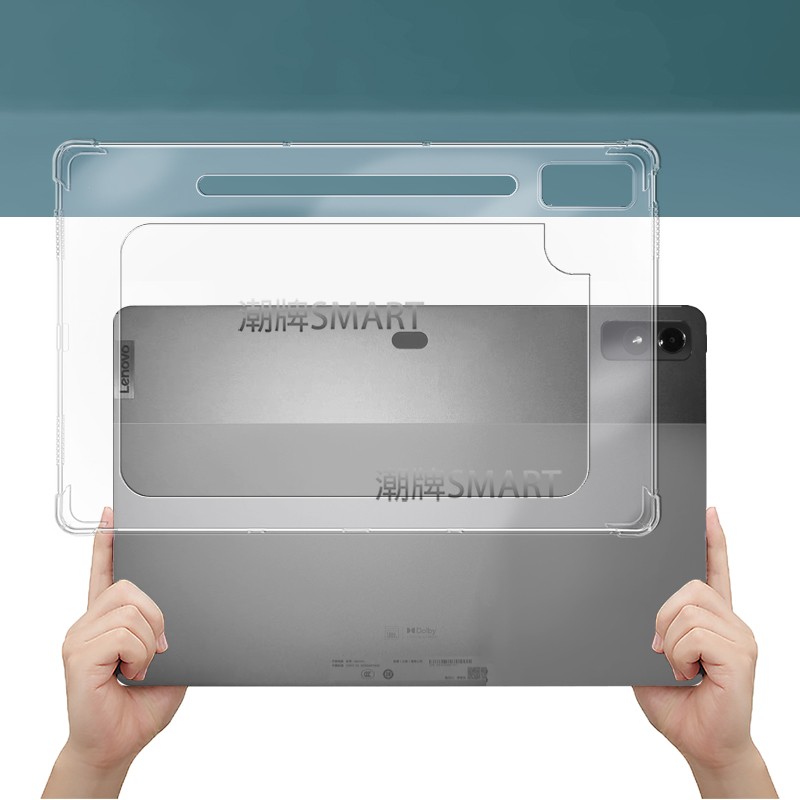 适用联想Pad Pro12.7英寸缕空软壳LenovoP12 散热保护框 联想TB370FU防摔框 联想小新371FC轻薄防摔保护缕空 - 图0