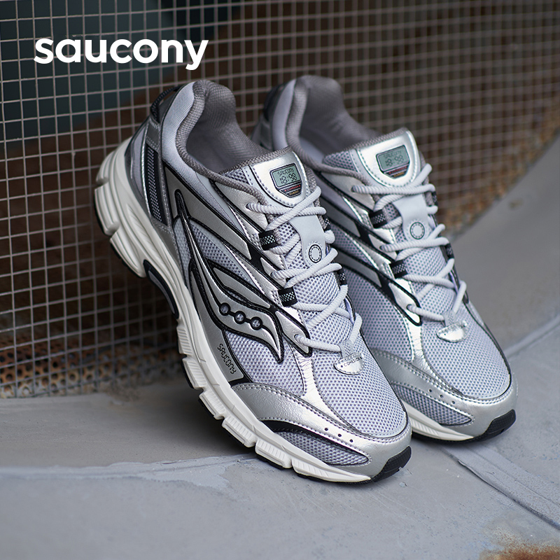 Saucony索康尼COHESION 2K PRM电子表千禧老爹情侣休闲男女运动鞋 - 图0