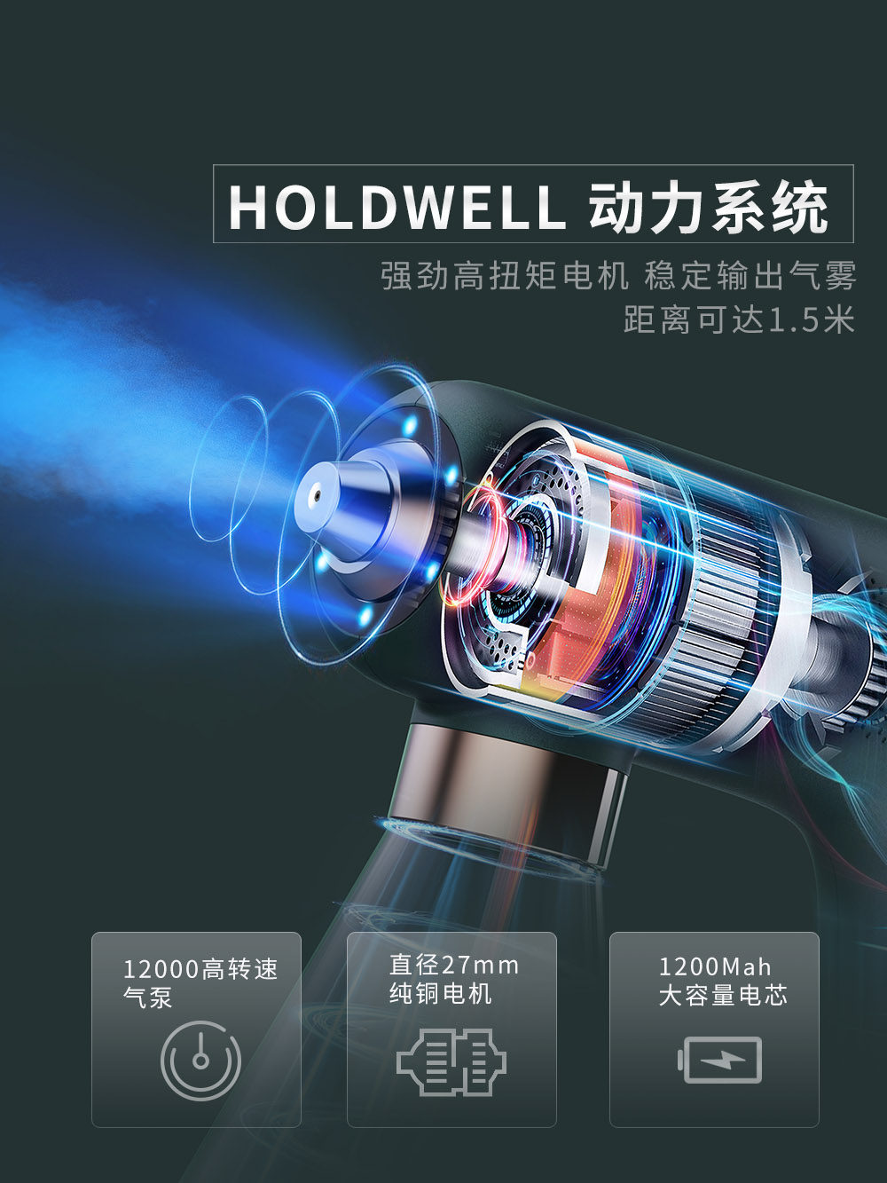 浩得威尔迷你消毒喷雾枪酒精纳米蓝光雾化消毒器专用自动小型便携,淘宝优惠券,粉丝福利购,淘宝优惠卷