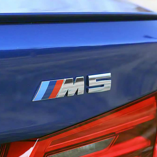 宝马M3competition车标 M4C/M5/X3M/X5M/X6M/X7M红色雷霆灰后尾标 - 图1