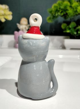 新品陶瓷小猫摆件高度11.5/非偏满23包邮部分瑕