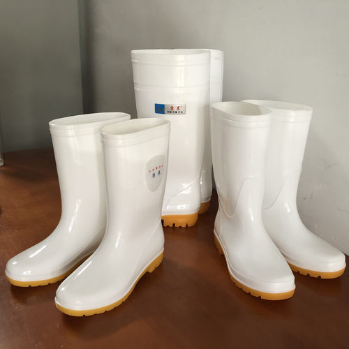 男士中筒食品卫生靴白色加棉雨鞋防滑套鞋水靴耐酸碱盐油52码发票 - 图1