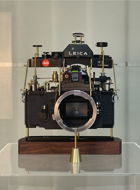 立体相机书房摆件相机金属