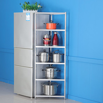 Stainless Steel Triangle Shelving Kitchen containing Saucepan Shelf Nip floor Multilayer Wall Corner Corner Cookware Basin Rack