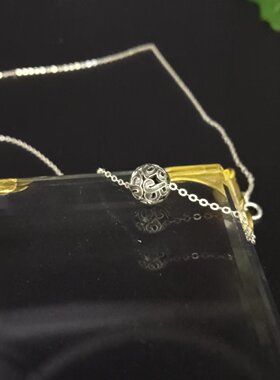 999纯银项链女款2025新款爆款轻奢小众设计感锁骨链送女友礼物