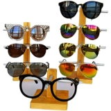 Высококлассный стенд, солнцезащитные очки из натурального дерева, трубка