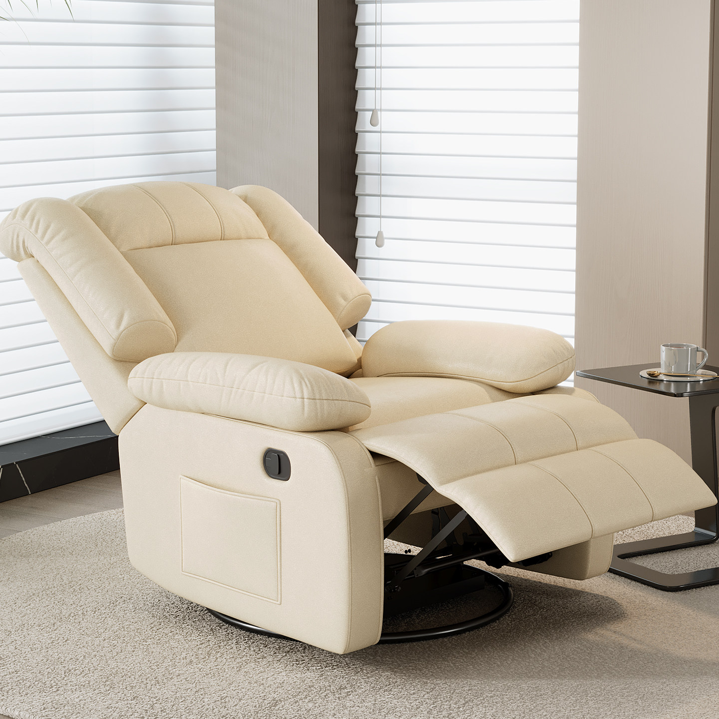 多功能太空沙发单人电动沙发可躺可睡客厅电动躺椅可摇旋转按摩椅,淘宝优惠券,粉丝福利购,淘宝优惠卷