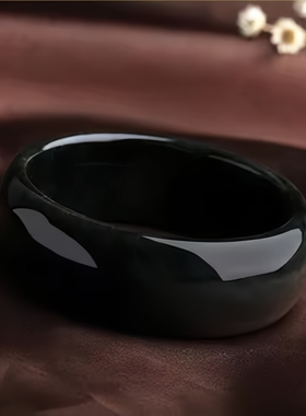 天然新疆和田玉手镯塔青料黑青玉镯子墨玉绿玉镯女款正品真玉首饰